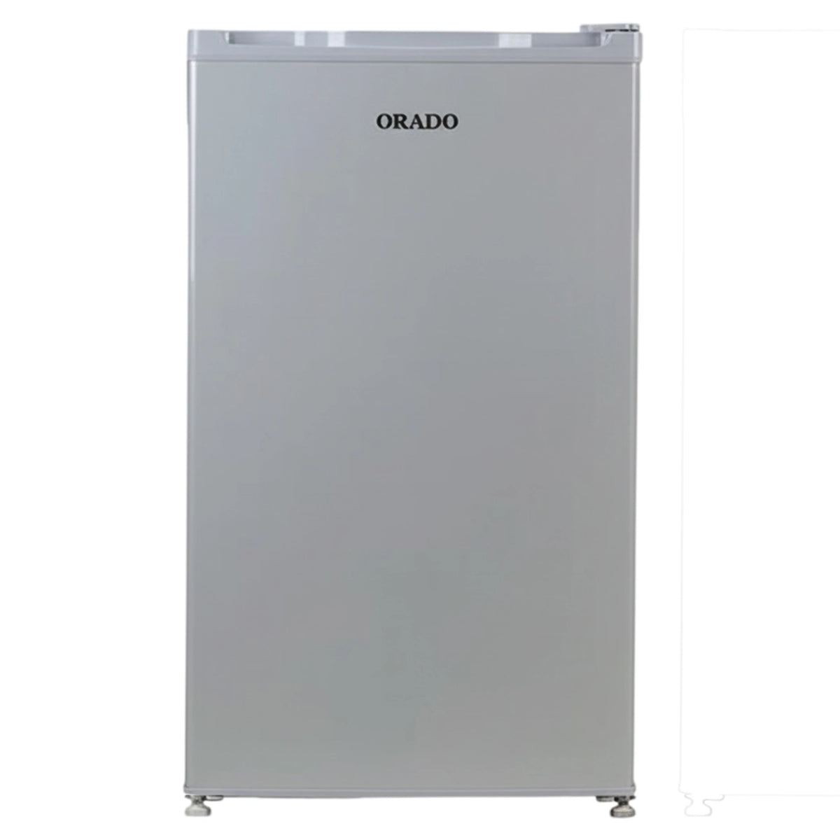 Orado Single Door Refrigerator GR-E185 - 3 ft. Capacity and Direct Cooling - Electronic Thermostat - Adjustable Glass Shelves - LED Interior Light