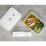 Zwilling Fresh and Save Vacuum Plastic Lunch Box - Transparent-Grey
