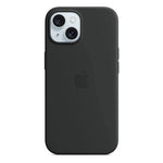 Apple iPhone 15 Silicone Case - Protective Back Cover - Built-in MagSafe Magnets - Soft-touch Silicone with Microfiber Lining