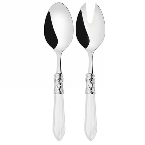 Bugatti Cutleries Aladdin Chromed Ring 2-Piece Salad Set in Gift Box N4214/15