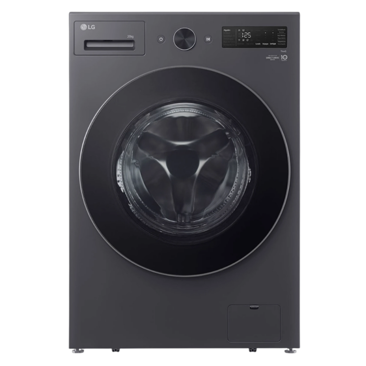 LG Front Load Washing Machine WDN2010RP Washer & Dryer Combo 20/10kg - Direct Drive Motor - Smart Diagnosis - With AI DD - 1400 PRM