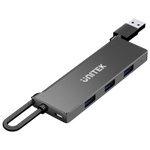 Unitek 4 Port H1336ABK01 - 5V/2A Power Support - BC1.2 Smart Charging - LED Power Indicator - Compact Design - Black