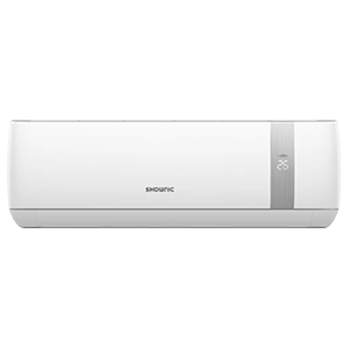 Shownic Wall Mounted Split Air Conditioner - Super Tropical Compressor - 4 in 1 Air Purification Filter - Turbo Modes - Sleep and Quiet Modes - 4 Way Automatic Air Distribution - White