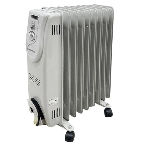 Kenwood OFR09.100WH Oil Heater with 9 Fins - Steady Comfortable Warmth - Oil-Based Technology - Adjustable Thermostat - White