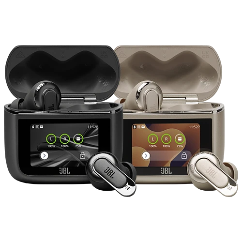 JBL Tour Pro 3 Wireless Headphone TOURPRO3BLK - 33 Hour Battery Life - IP55 Sweat and Dust Resistant - 6 Microphones with Crystal AI