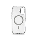 Hama Extreme Protect Magnetic Case - iPhone 16 Protective Cover - Military-Grade D3O Impact Protection - 3.5m Drop Tested & MagSafe Compatible - Transparent