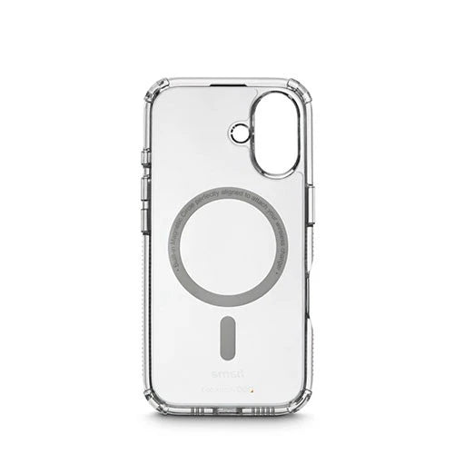 Hama Extreme Protect Magnetic Case - iPhone 16 Protective Cover - Military-Grade D3O Impact Protection - 3.5m Drop Tested & MagSafe Compatible - Transparent