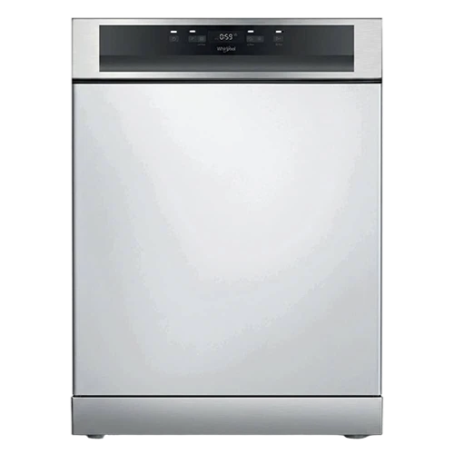 Whirlpool Dishwasher WBC3C34PFX10 - 6th Sense Technology - PowerClean Pro - NaturalDry System - 14 Place Setting Capacity - 8 Wash Programs - White
