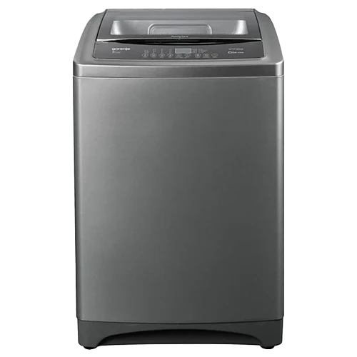 Gorenje Top Load Washing Machine - 700 rpm Spin Speed - 8 Wash Programs - Snowflake Drum Technology - Time Delay & Pause-and-Add Function - Grey