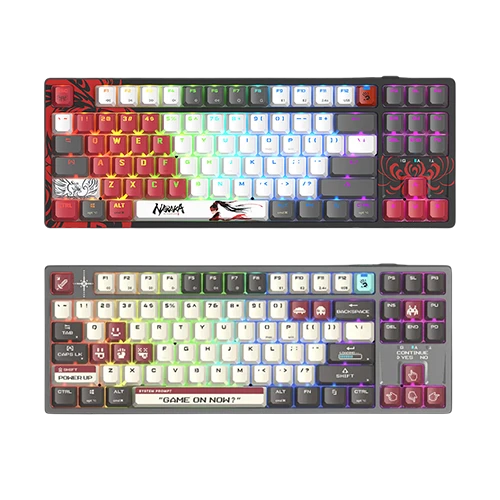 Bloody WS87 Mechanical Keyboard - 80% (TKL) - BLMS Switches - Tri-Mode (USB/2.4G/Bluetooth) - Dual-Core Processor