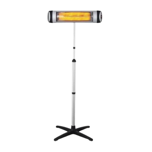 Moonlife MF023 Quartz Heater 2000 W - Overheat Protection - Quartz Heating - Multiple Heat Levels - Silver