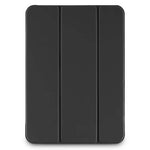 Hama Fold Clear Tablet Case - iPad Folio - Pen Compartment & Automatic Power Control - Lightweight Polyurethane with Transparent Back - Black
