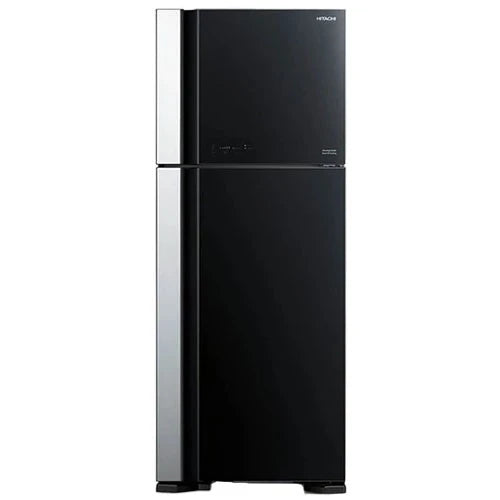 Hitachi Top Mount Refrigerator HRTN7489DF - 16.5 ft. Capacity - Inverter - Dual Fan Cooling - Eco Thermo Sensor - Inverter Technology