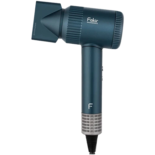 Fakir Sapphire LUXE Hair Dryer - 1100W BLDC Motor - Ultra-Low Radiation (0.01 MT) - Ionic Technology - 3 Heat & 2 Speed Settings -Navy