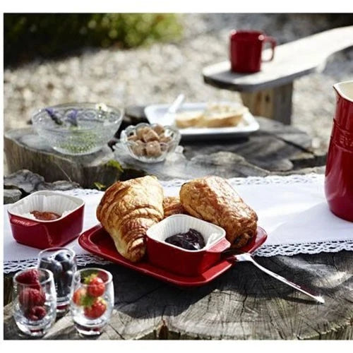 Zwilling Staub Ceramique 5 Pieces Square Ceramic Appetiser Set - Cherry