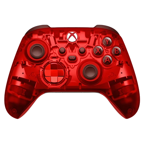 Xbox Wireless Controller Pulse Cipher Special Edition MS-QAU-00164- Hybrid D-Pad - Textured Grips - AA Batteries for Up to 40 Hours of Battery Life - Red