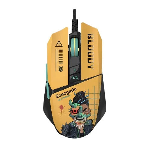 Bloody W63 Max RGB Gaming Mouse - 12,000 CPI - Wired - BC3332-A Sensor - Renegade Edition