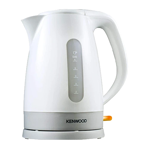 Kenwood Kettle JKP280 - 1.7L Capacity - 3000W Fast Boiling - 360° Swivel Base - Push-Button Lid - White