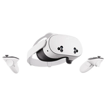 Meta Quest 3S Next-Gen Mixed Reality Headset - High-Performance Snapdragon XR2 Gen 2 - Full-Color RGB Passthrough - Meta Quest Touch Plus Controllers - White