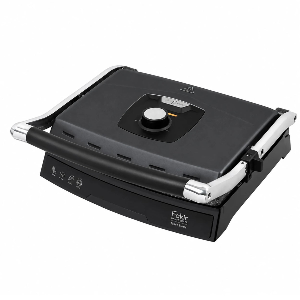 Fakir Taste N Joy Grill and Sandwich Toaster - Powerful 2000W Heating - 6 Slices Capacity - 180° Opening Grill - Dual Function Design - Non-Stick Cooking Plates