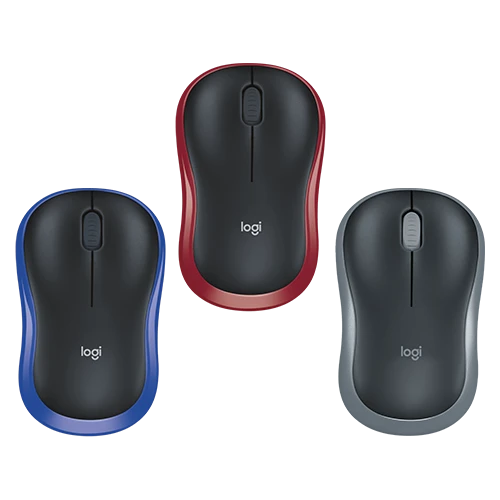 Logitech M185 Wireless Mouse - 1000 - Wireless - Plug-and-Play Simplicity