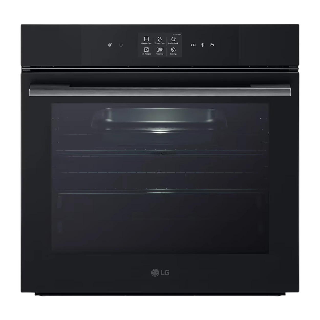 LG InstaView Built-In Electric Oven WSED7667M - 76 Liters Capacity - InstaView Knock-Twice Technology - EasyClean Technology - ProBake Convection & Air Fry - Smart Diagnosis - Black