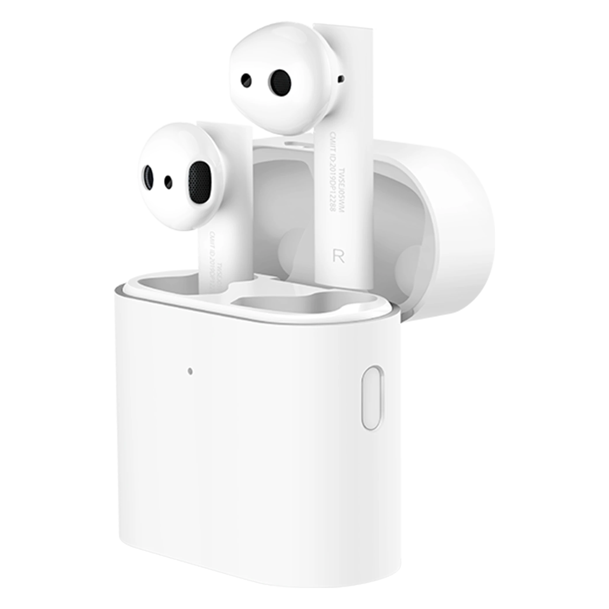 Mi True Wireless Earphones 2S - Up to 24 Hours With Charging Case - Dual Microphone Noise Cancellation - White