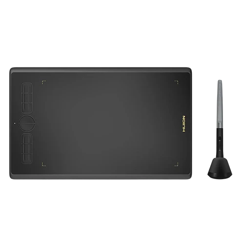 Huion Inspiroy Graphic Drawing Tablet H610X -8 Customizable Press Keys - Portable 8 mm Thin Design - Black
