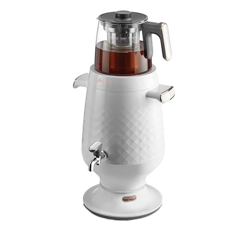 Arzum Tea Maker Samovar AR3083W 2200 W - 3.5L - Auto Power-Off and Boil Dry Protection - White