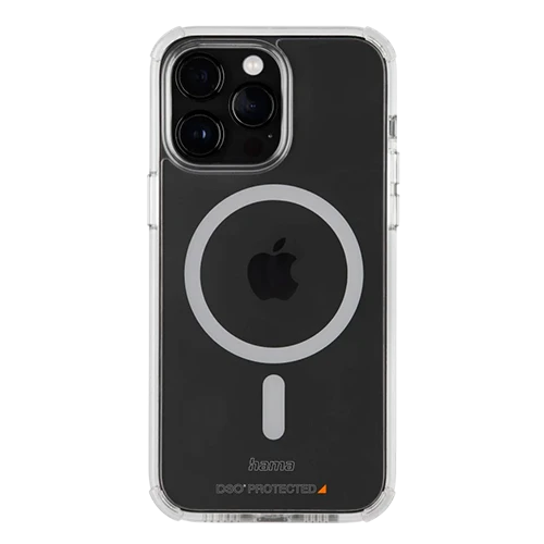 Hama Extreme Protect MagCase 215533 - iPhone 14 Pro Protective Case - D3O Impact Protection - Military-Grade 3.5m Drop Tested - Transparent