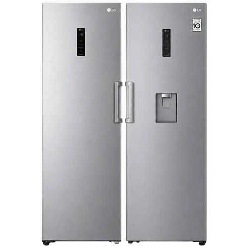 LG Twin Refrigerator + Upright Freezer ELFM514 ELDM511 - Flexible Twin Setup - Smart Inverter Compressor - Built In Water Dispenser - Multi Air Flow System - Smart No Frost Technology - Silver