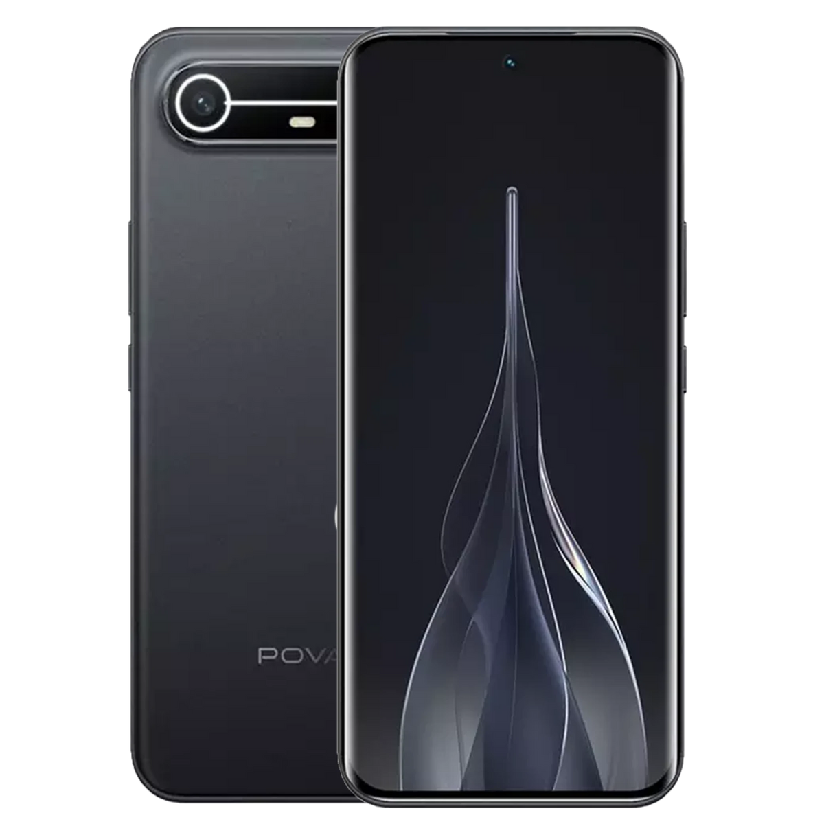 Tecno Pova Slim 5G Smartphone Dual Sim 8/256 GB - 1.5K Curved AMOLED 144Hz Display- 50MP Dual Camera - 5160mAh Battery - Dimensity 6400 5G+ Processor - 45W Super Charge