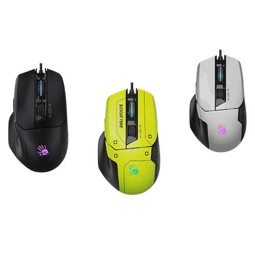 Bloody W70 Max-RGB Gaming Mouse - 10,000 CPI - Wired - BC3332-A 10K Sensor