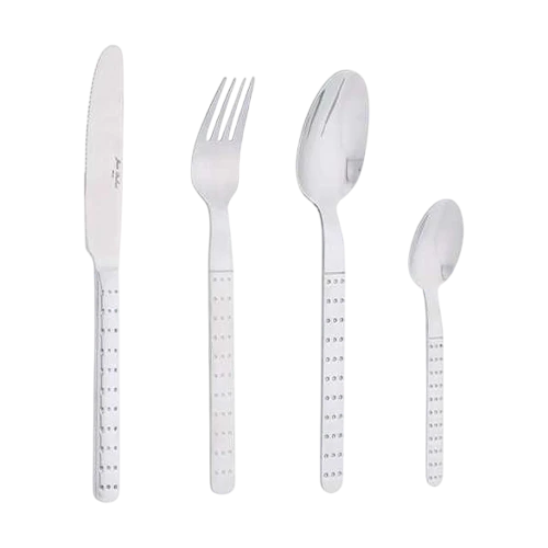 Jean Dubost 24 Pieces Global - Stainless Steel Cutlery Box