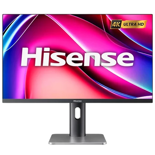 Hisense Monitor 27N7Q - 27 Inch - 4K UHD Resolution - IPS Panel - 60Hz Refresh Rate - Professional Color Accuracy - Black