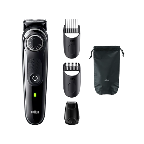 Braun Beard Trimmer Series 3 BT3440 - Trims and Styles with 40 Length Settings and Ultra-Sharp Blades - Grey
