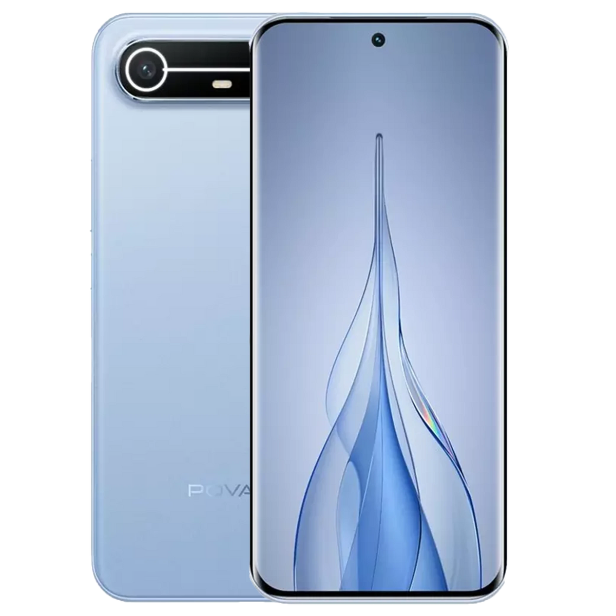 Tecno Pova Slim 5G Smartphone Dual Sim 8/256 GB - 1.5K Curved AMOLED 144Hz Display- 50MP Dual Camera - 5160mAh Battery - Dimensity 6400 5G+ Processor - 45W Super Charge