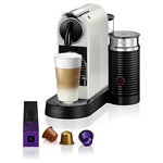 De'Longhi Citiz & Milk Nespresso Capsule Coffee Machine EN267 - 19 Bar Pump - 1.0L Capacity - Aerocino Milk System - Auto-Off Function