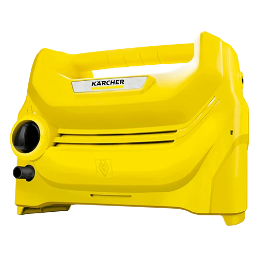 Karcher Pressure Washers K1 100Bar - Built-In Water Filter - Water Suction Capability - Aluminium Pump -Compact Horizontal Design - Yellow
