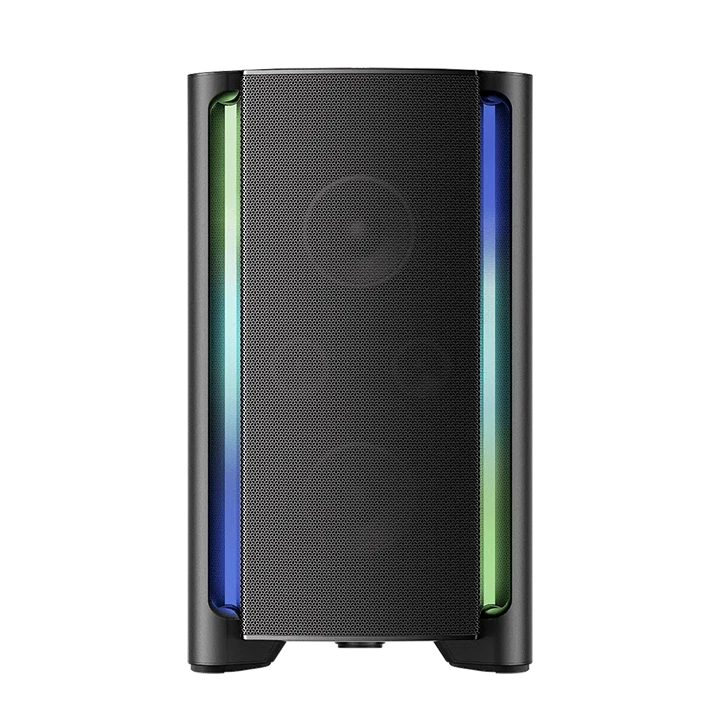 TCL Powerful Sound Party Speaker TP200K Dual 5.5” Woofers - 12 Hours Playtime -  Mic/Guitar Supports - Black