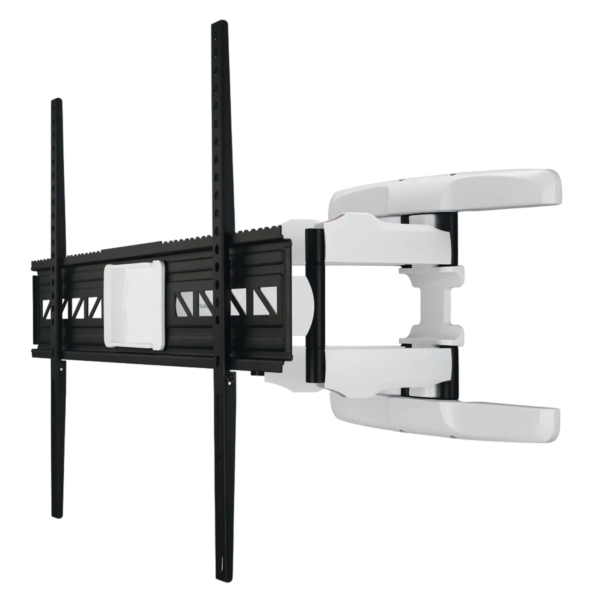 Hama TV Wall Bracket 220838 - Flexible Movement Swivel and Tilt Pull Out - Wide Compatibility 229 cm Up to 90 Inch and 75 kg - Cable management - White
