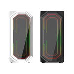 Games Master MX700 ATX Mid-Tower PC Gaming Case - ARGB Lighting - Up to 6 Fans