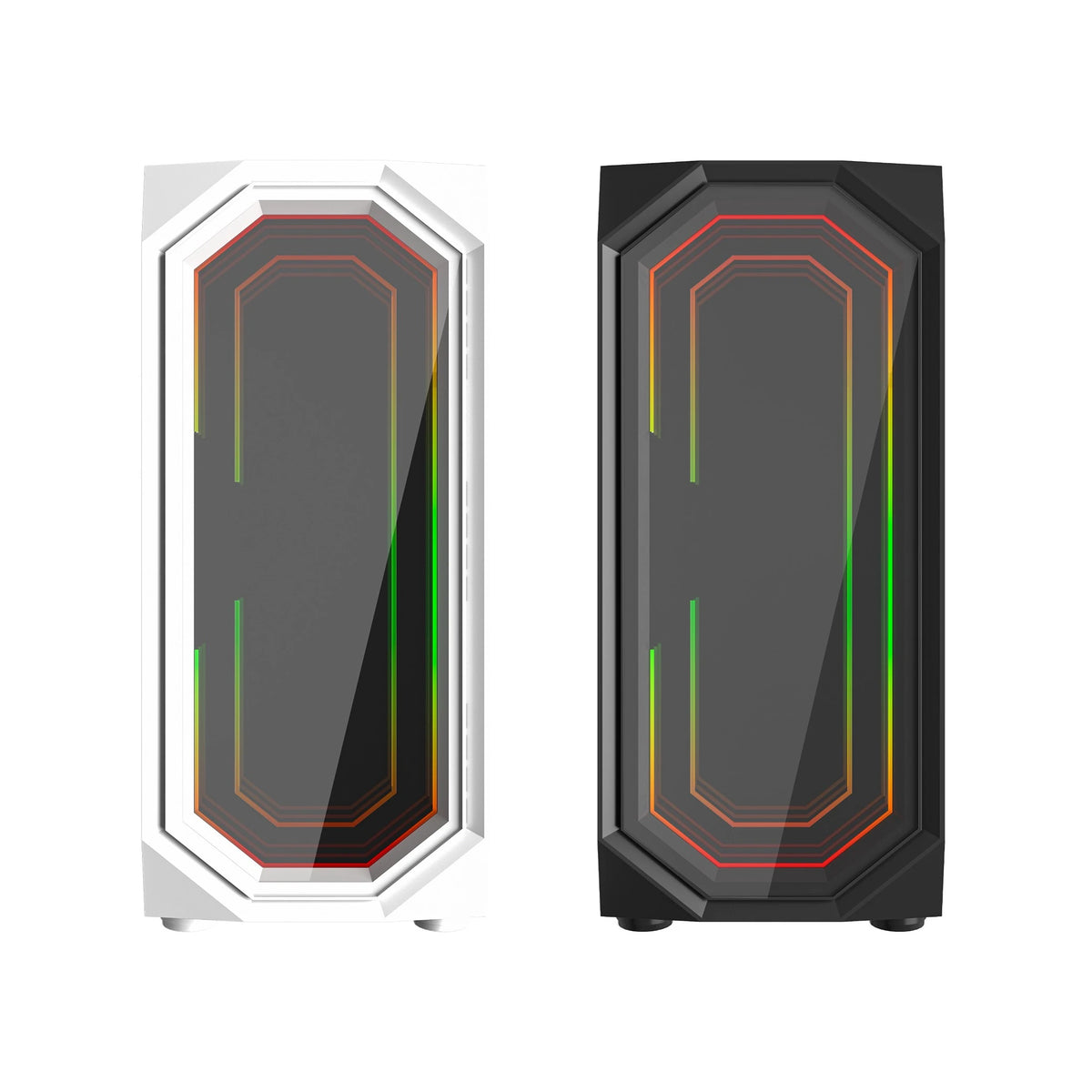 Games Master MX700 ATX Mid-Tower PC Gaming Case - ARGB Lighting - Up to 6 Fans