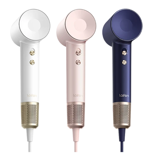 Laifen Swift Premium Hair Dryer - High Speed - 1500W Power - Negative Ion Technology - Magnetic Styling Attachments - Intelligent Heat Control