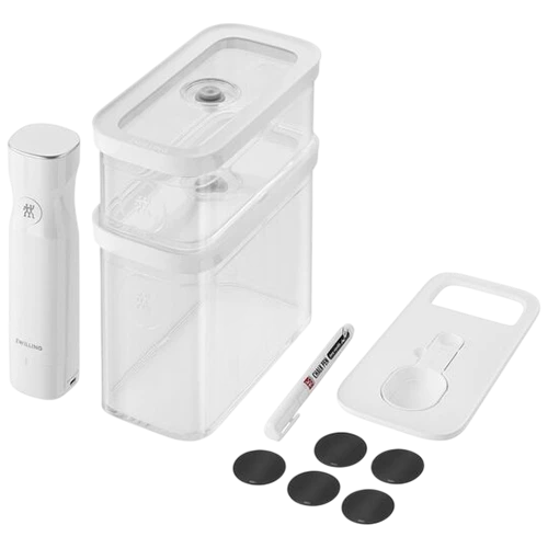 Zwilling Fresh and Save Cube Cube Vacuum Starter Set 5 Pieces 1025970 - Transparent