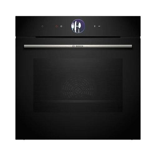 Bosch Built-in Oven Series 8 60cm HBG7764B1 - 71L Cavity - TFT Touch Display - 14 Heating Modes - Black