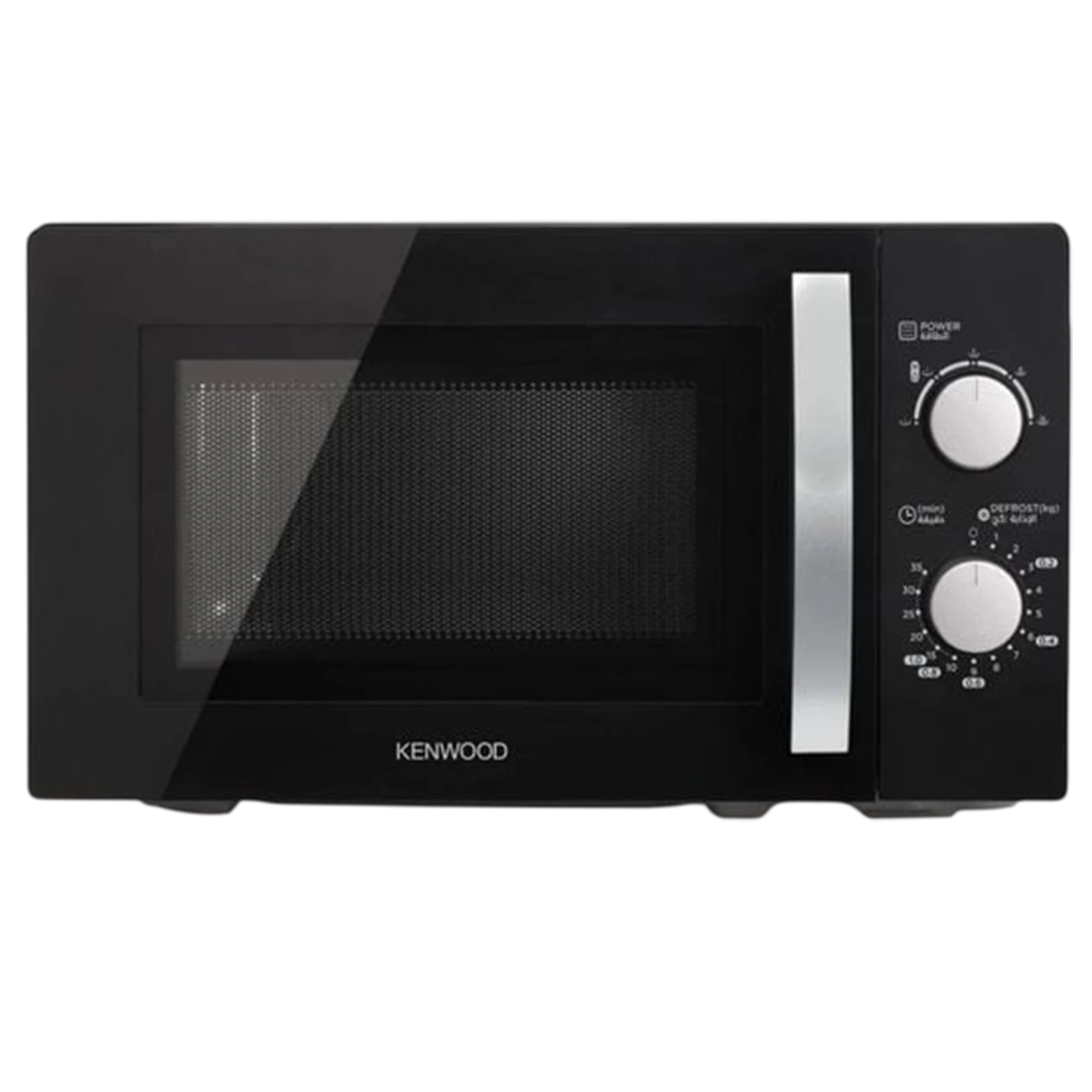 Kenwood Micro Wave Oven MWM20.000BK - 700 W Power - 20 L Capacity - 5 Adjustable Power Levels - Defrost by Time or Weight- Black
