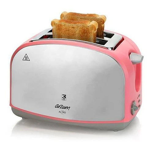 Arzum Toaster AR2014 - 900W - 2-Slice Capacity - 8 Browning Levels - Metal Body