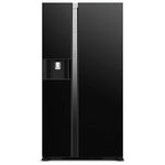 Hitachi Side-by-Side Refrigerator R-SX700GPUQ0 - 20 ft. Capacity - High-Power Inverter Compressor - Dual Fan Cooling System - Triple Power Filter