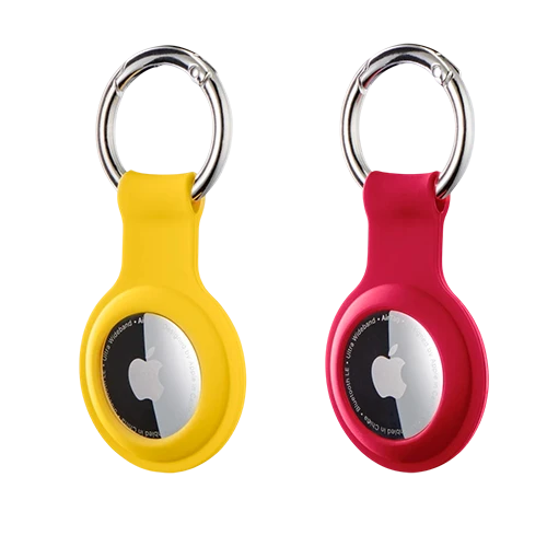 Hama Finest Feel Edge Protector for Apple AirTag - Durable Silicone Build - Shock Absorption - Slim and Lightweight